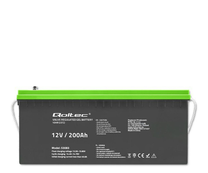 Akumulator do UPS Qoltec Akumulator żelowy 12V 200Ah GEL 59.5kg